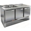 Стол холодильный для салатов HiCold SLE3-111GN (без крышки)