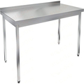Стол пристенный с бортом (столешница 1мм) НСО-13/6Б-1