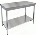 Стол разделочный центральный с полкой (столешница 1мм) НСО-12/6П-1