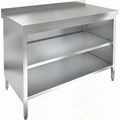 Стол пристенный, с бортом закрытый с трёх сторон, с полкой НСЗО-7/6Б
