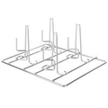 Решетка Rational для жарки кур GN1/2, 4 крюков 6035.1015