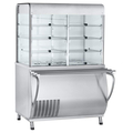 Прилавок-витрина холодильный ПВВ(Н)-70М-С-01-НШ (саладетта закрытая, с г/е)