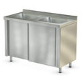 Стол технологический с ванной СТМ-2/1200/600 (две мойки)