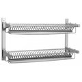 Полка для сушки тарелок ПСТ-2 (2 кассеты, 70 тарелок, с лотком для сбора воды)