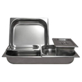 Комплект из пяти гастроемкостей для мармита 2-х блюд (1200мм)