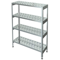 Стеллаж кухонный решётчатый 4-уровневый С-4Р-0,4/1,2/1,6 (нержавейка)