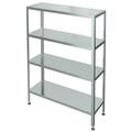 Стеллаж кухонный с 4-я сплошными полками С-4-0,5/1,5/1,6