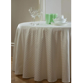 Скатерть круглая Astinn Rombo (шампанское) D=155 см (подгиб 1 см)