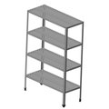 Стеллаж кухонный технологический T&T СТК-П-Э-15/6