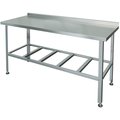 Стол пристенный (с бортом) СПП 18*8 (нерж.)