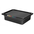 Гастроемкость GN 1/2-65 (черный полипропилен, без крышки)