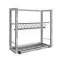 Полка двухъярусная для сушки посуды с нержавеющими кассетами ПСПн 420