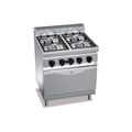 Плита газовая 4-конфорочная 600 серии Berto's G7F4+FE (электрич.духовка)