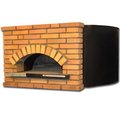 Печь для пиццы дровяная Ceky R120 (фронт - красный кирпич)