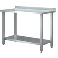 Стол разделочный пристенный с бортом СРПНЭ1; СП 1000х600