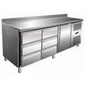 Стол с морозильным шкафом COOLEQ GN3260BT бортик 6 ящиков+1 дверь