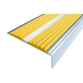 Алюминиевый угол с 2мя резиновыми вставками (1330 мм, желтая)