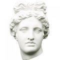 Гипсовая голова Аполлон