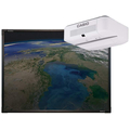 Интерактивная доска 78" ActivBoard Touch DryErase 10 касаний, ПО ActivInspire | УКФ проектор Casio XJ-UT331X | Настенное крепление