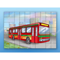 Магнитный пазл "Автобус"