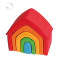 Набор деревянных домиков Радуга