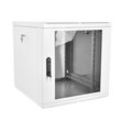 Шкаф телекоммуникационный настенный разборный 12U (600х650) съемные стенки дверь металл