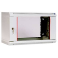 Шкаф телекоммуникационный настенный 6U (600х300) дверь стекло