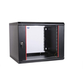 Шкаф телекоммуникационный настенный 6U (600х650) дверь стекло