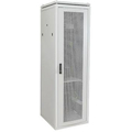 Шкаф сетевой 19 LINEA N 42U 600х800 мм стекляннаяпередняя дверь, задняя металлическая серый