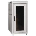 Шкаф сетевой 19дюйм ITK LINEA N 18U 600х600 мм перфорированная передняя дверь серый