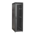 Шкаф сетевой 19дюйм ITK LINEA N 24U 600х800 мм перфорированная передняя дверь черный