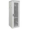 Шкаф сетевой 19дюйм ITK LINEA N 28U 600х800 мм перфорированная передняя дверь серый