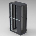 Шкаф серверный 19дюйм - 42U - 600x1100 мм - в плоской упаковке - с боковыми панелями