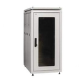 Шкаф сетевой 19дюйм LINEA N 24U 600х1000 мм стекл дверь задняя перф черный