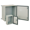 Шкаф электрический SWN 1000х800х300 (ВхШхГ) c     монтажной панелью IP65 серый RAL7035