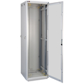 Шкаф напольный 19дюйм 24U 1163х800х600мм (ВхШхГ)дверь стекл с бок вставк серый