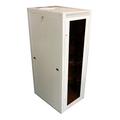 Шкаф напольный 19дюйм 42U 1963х800х600мм(ВхШхГ)перед и задн двери сталь серый