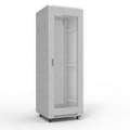 Шкаф напольный 19дюйм 47U 2186х600х1000мм(ВхШхГ)перед и задн двери сталь серый