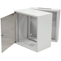 Шкаф настенный 19 дюймовый SD2 10U 515x600х500 трехсекционный серый (собранный)