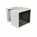 Шкаф настенный 19 дюймовый SD2 15U 737x600х500 серый (собранный)