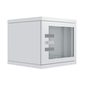 Шкаф настенный WZ-7240-20-A1-011-BNP 19-дюймовый (19дюймов) 6U365x600х600мм (ВхШхГ)