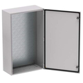Шкаф с монтажной панелью 300х300х150мм серый серия SWN
