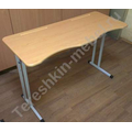 Стол ученический двухместный  №3-7 Столешница МДФ эргономичной формы