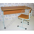 Стол ученический двухместный ростовые группы №3,4,5,6,7 Столешница МДФ