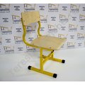 Стул дошкольный на металлокаркасе регулируемый по высоте №0-2 1-3 2-4