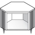 Прилавок угловой Emainox EAI 90 (внутренний угол 90º)