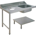 Стол для грязной посуды, с мойкой и отверстием к посудомоечным машинам Elettrobar 75446