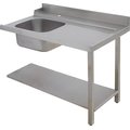 Стол для грязной посуды, с мойкой к посудомоечным машинам Elettrobar 75456