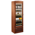 Винный шкаф Enofrigo CALIFORNIA SLIM S SILENT темный орех