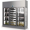 Винный шкаф Enofrigo WINE LIBRARY+ 3P ISOLA H260 P60 серебристый Винный шкаф Enofrigo WINE LIBRARY+ 3P ISOLA H260 P60 серебристый